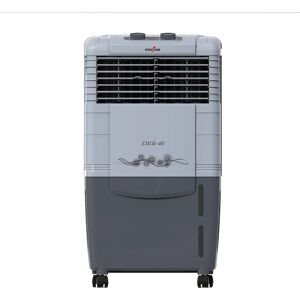 Kenstar Little 40 Litres Personal Air Cooler with Quadraflow Technology, Hydro Dense Mesh Honeycomb Cooling Pads, Inverter Compatible (LITTLEHC40GY)