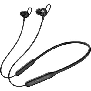 EDIFIER W210BT Wireless Neckband with AI Call Noise Cancellation, 18 Hours Battery Life, IP55 Dust & Sweatproof (Black)