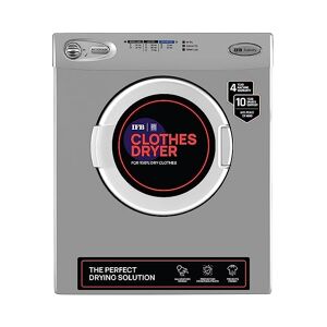 IFB 5.5 KG 5 Star Front Load Fully Automatic Dryer with 4 Years Warranty, 55 RPM Tumble Speed, 6 Drying Programs (TurboDry EX, Rich Silver)
