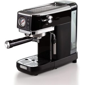 Ariete Moderna Espresso Slim with 1300 Watts Power, 15 Bars Pressure, Maxi Cappuccino device (Black)