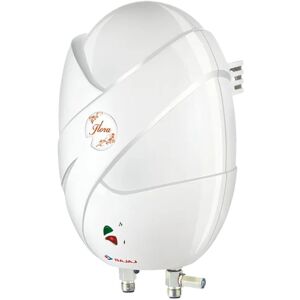 Bajaj Flora Water Heater with Thermoplastic Outer Body, 3 Litres, 3 KW, Fire Retardant Cable, ISI Certification, Neon Indicator, Elegant Body Shell