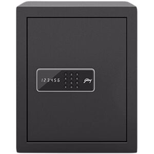 Godrej Home Safe Digital NX Pro with Motorised Lock, 40 Liters, USB & Key for Emergency Access, Low Battery Indicator (Grey)