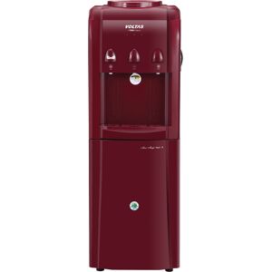 Voltas 20 Litres Floor Mounted Normal, Hot and Cold Water Dispenser with Energy Efficient Compressor, Cooling Cabinet (Mini Magic Pearl R - Red)