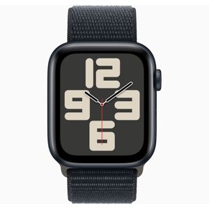 Apple Watch SE (44mm, GPS + Cellular) Midnight Aluminium with Midnight Sport Loop