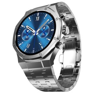 Fire-Boltt Royale Smartwatch with 1.43 inch Display, Stainless Steel Design, Bluetooth Calling, Connect TWS (Silver)