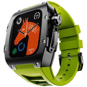 Fire-Boltt Huracan Bluetooth Calling Smartwatch with 1.95 inch (4.95 cm) Always On Display, Wireless Charging, NFC Control, IP68 Rating (Black Green)