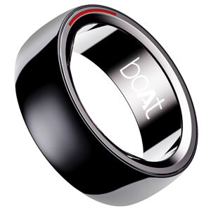 boAt Smart Ring Gen 1 (Size 11 - 65.30-65.80mm) with 5ATM Water Resistance, SpO2 Monitoring, Heart Rate Monitoring (Charcoal Black)