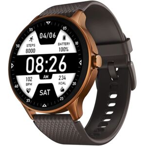 Noise NoiseFit Curve Smart Watch with IP68 Rating, Bluetooth v5.3, Up to 7 days Battery Life, 100 sports modes (Vintage Brown)