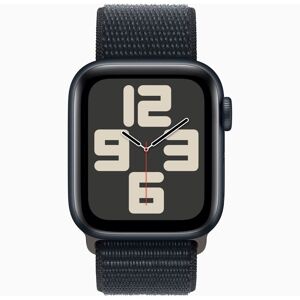 Apple Watch SE (40mm, GPS) Midnight Aluminium Case with Midnight Sport Loop