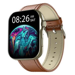 Noise ColorFit Ultra 3 Bluetooth Calling Smart Watch with Leather Strap, Tru Sync, 150+ Watch Faces, 150+ Watch Faces (Classic Tan Brown)