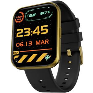 Fire-Boltt Celcius Smartwatch with Body Temperature Monitoring, SpO2 Monitoring, 123 Sports Modes, IP67 Water Resistant (Gold Black)