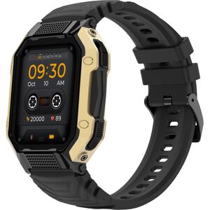 Fire-Boltt Shark Smartwatch with Bluetooth Calling, 1.83 inch Display Size, InBuilt Voice Assistance, 120+ Sports Modes (Gold Black)