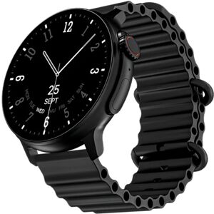 boAt Lunar Tigon Smartwatch with 1.45" Round AMOLED Display, Bluetooth Calling, 100+ Sports Modes (Active Black)