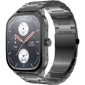 Amazfit Pop 3S Bluetooth Calling Smart Watch with AMOLED Display, IP68 Rating, SpO2, Heart Rate sensor, Up to 12 Days Battery Life (Metallic Black)