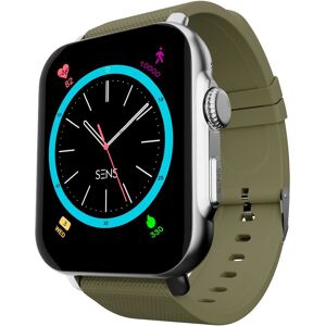 SENS EDYSON 3 Bluetooth Calling Smartwatch with 1.8 Inch (4.5 Cm) IPS Display, 35 Sports Mode, Voice Assistant, IP68 Water Resistant (Military Green)