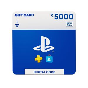 Rs.5000 Sony PlayStation Store Gift Card / Wallet Top-up Card (India Only)