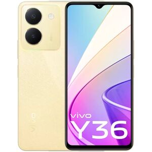 Vivo Y Series Y36 4G Dual Sim Smartphone (8GB RAM, 128GB Storage) 6.64 inch FHD+ Display Qualcomm Snapdragon 680 Processor (Vibrant Gold)