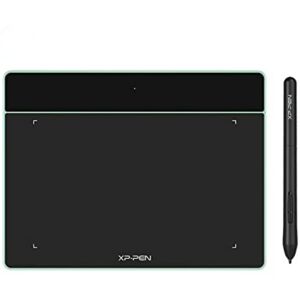 XP-Pen Deco Fun S Graphics Tablet 6.3× 4 Inch Pen Tablet with 8192 Levels Pressure Sensitivity Battery-Free Stylus (Apple Green)