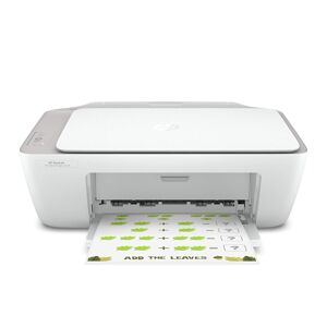 HP DeskJet Ink Advantage 2338 Wired Color All-in-One Inkjet Printer (Auto-Off Technology, 7WQ06B, White)