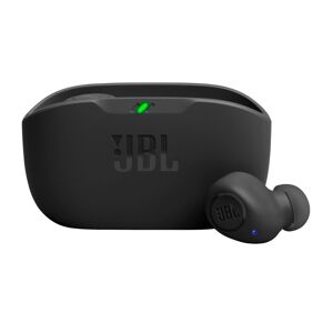 JBL Wave Buds with Deep Bass Sound, Up to 32 Hours Battery Life, IP54 Certified Earbuds and IPX2 Charging Case, Comfortable fit (Black)