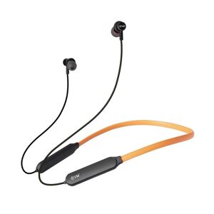 EVM Ensport EVM-NB-027 Bluetooth neckband with A2DP Audio Technology, CVC Noise Cancellation Technology (Black & Orange)