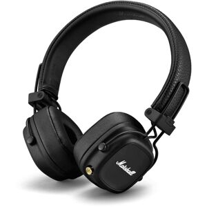 Marshall Major IV Wireless Bluetooth On Ear Headphone with Mic, 80+ hours of wireless playtime, Wireless Charging (Black)