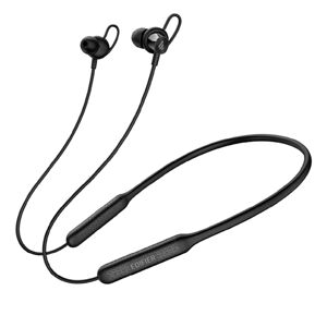 EDIFIER W210BT Wireless Neckband with AI Call Noise Cancellation, 18 Hours Battery Life, IP55 Dust & Sweatproof (Black)