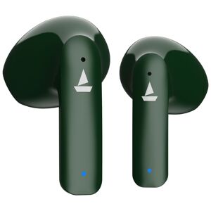 boAt Airdopes 100 TWS Wireless Earbuds with 50 Hours Playback Time, Quad Microphone, IWP technology (Emerald Green)