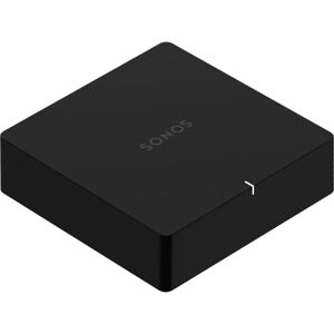 Sonos Port Streaming Amplifier with Stereo or dual mono sound, Wi-Fi Connectivity, AirPlay 2, Apple devices iOS 11.4 and higher (SNS-PRTS23, Black)