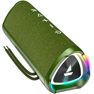 boAt Stone 750 Portable Bluetooth Speaker with 12W RMS Stereo Sound, 12 Hours Playback, Bluetooth v5.3 (Moss Green)