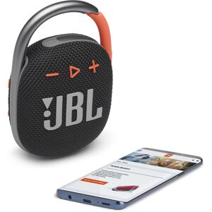 JBL Clip 4 Portable Bluetooth Speaker (Black Orange)