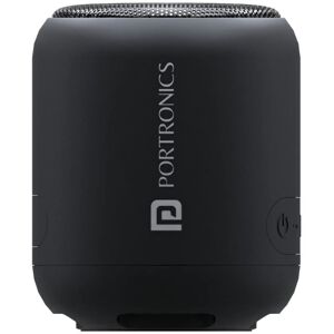 Portronics SoundDrum 1 Portable Bluetooth Speaker with Multiple Bluetooth Connectivity, 8 to 10 Hours of Playback time (Black)