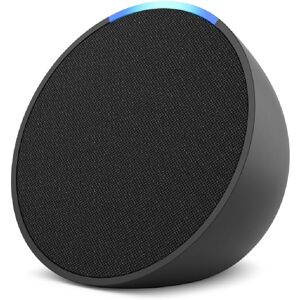 Amazon Echo Pop Smart Speaker with 1.95” (49.5 mm) front-firing speaker, Lossless High Definition, WiFi Connectivity (Black)