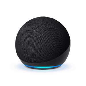 Amazon Echo Dot (5th Gen, 2023 release) Smart Speaker With 1.73” (44 mm) Front-firing Speaker, Motion Detection, Temperature Sensor and Alexa (Black)