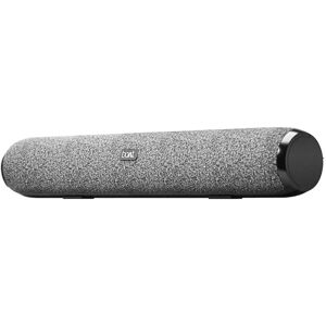 boAt Aavante Bar 590 Bluetooth Soundbar with 25W RMS Stereo Sound, 2.0 Channel, Dual Passive Raditaors, BT AUX (Pebble Black)