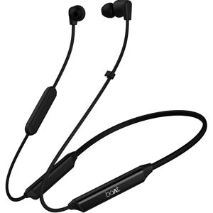 boAt Rockerz Trinity Wireless Neckband with Crystal Bionic Sound powered by HiFi DSP, 10mm Drivers, Up to 150 hours Playback (Cosmic Black)