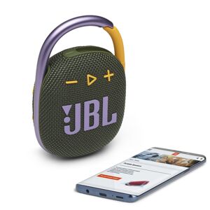 JBL Clip 4 Portable Bluetooth Speaker (Green)
