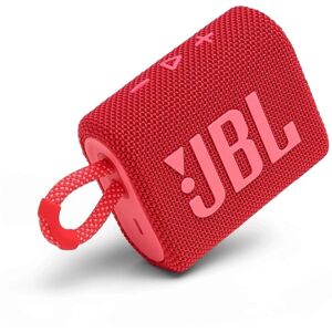 JBL Go 3 Wireless Portable Bluetooth Speaker with JBL Pro Sound, IP67 waterproof and dustproof (Red)