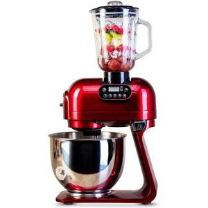 Hafele Klara Highline Kitchen Machine with Die-cast Aluminium Body, 5.5 Litres, 1000 Watts, Digital Display, Planetary Motion (Murphy Red)