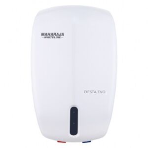 Maharaja Fiesta Evo 3 Liters Instant Water Heater with 6.5 Bar Pressure, High Grade Copper Element (White)
