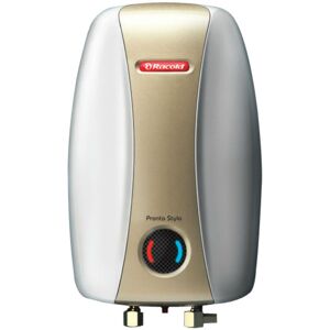 Racold Pronto Stylo 3 Liters 3KW Instant Geyser (Water Heater) with Faster Heating, Rust Proof Body, Italian Design Suitable for High Rise Buildings