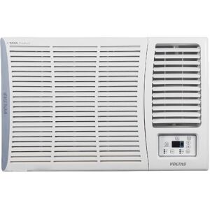 Voltas Vertis Window 2 in 1 Convertible 1.5 Ton 5 Star Inverter AC 100% Copper LCD Remote Sleep Mode 2023 Model White (185V Vertis Elite)