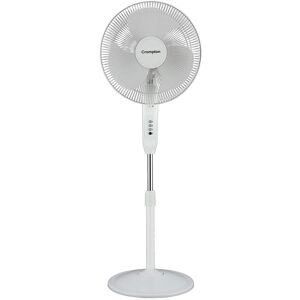 Crompton High Speed Pedestal Fan with 115 CMM Air Delivery, 400 mm Sweep, 2200 RPM (White)