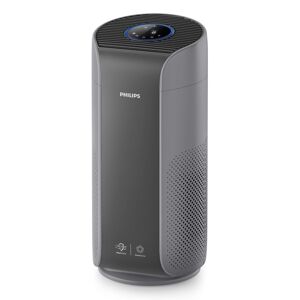 Philips 2000i Series Air Purifier with HEPA Filter, Air Quality Display, Auto-Ambient Lighting, Smart Filter Indicator (Grey, AC2959/63)