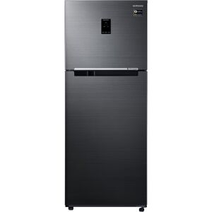 Samsung 2 Star 363 Litres Frost Free Convertible Double Door Refrigerator with Twin Cooling, Digital Inverter Technology (Black Inox, RT39C5532BS/HL)