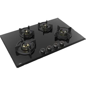 Kaff Built in Hob with Auto Electric Ignition, Matt Black Drip Tray, Flame Failure Device (ASF 784, Black)