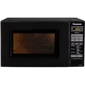 Panasonic 20 Litres Solo Microwave with Glass Door, 51 Auto Cook Menus, Digital Control, Child Lock (NN-ST266BFDG, Black)