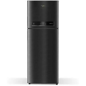 Whirlpool Intellifresh 411 Litres 2 Star Frost Free Double Door with Intellisense Inverter Technology, IFINVCNV455SO2SZ (Steel Onxy)