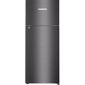 Liebherr 265 Litres 2 Star Frost Free Double Door Refrigerator with NexGen Inverter Technology (TCBS 2630-21I01, Black Steel Cluster II)