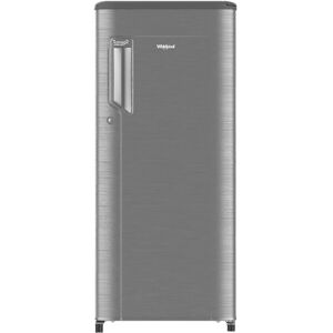 Whirlpool 184 Litres 3 Star Direct Cool Single Door Refrigerator with 12 Hours Cooling Retention, Stabilizer Free Operation (205 IMPC PRM,Titan Steel)